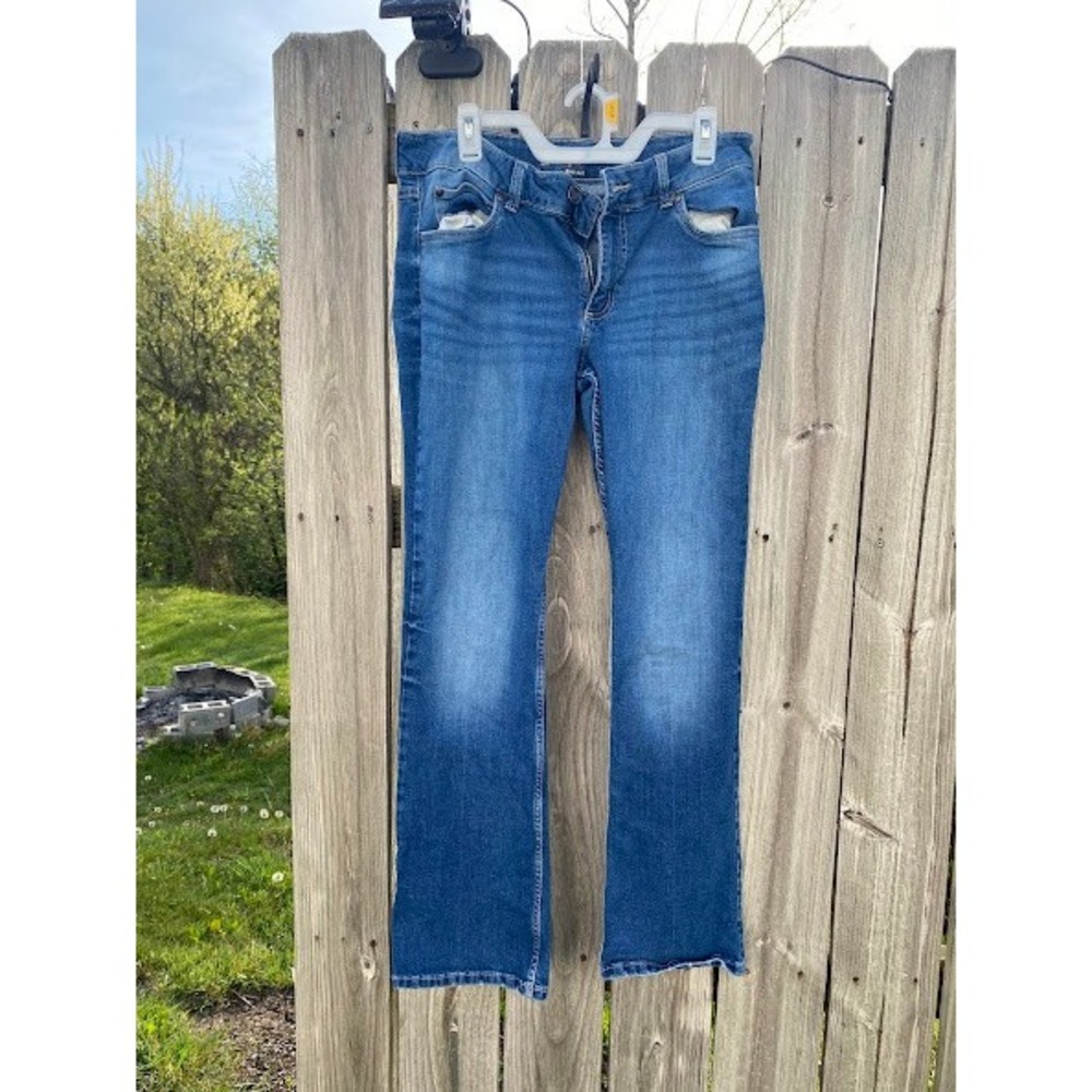 Wrangler Womens Boot Cut Jeans Medium Wash Blue Denim Size 11/13 1009MWZPV - Picture 5 of 9